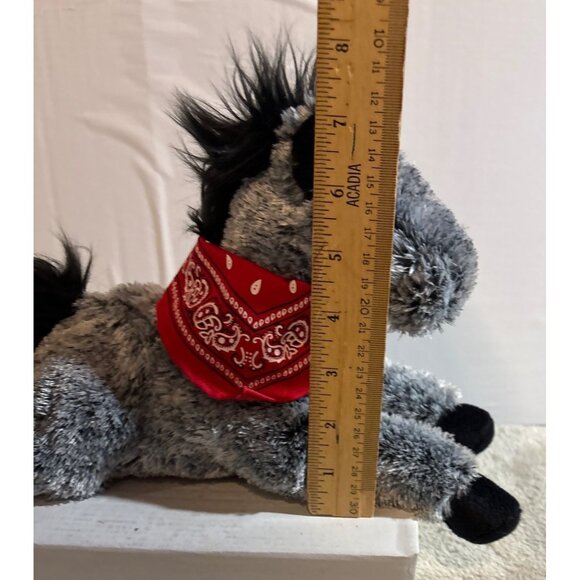 Get your Hands on a Ganz Plush Horse Stuffed Animal With Red Bandana 12" - Picture 5 of 9